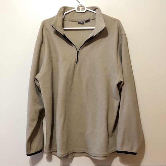 Prospirit Pullover 1/4 Zip Sweatshirt - Beige - Picture 8 of 13